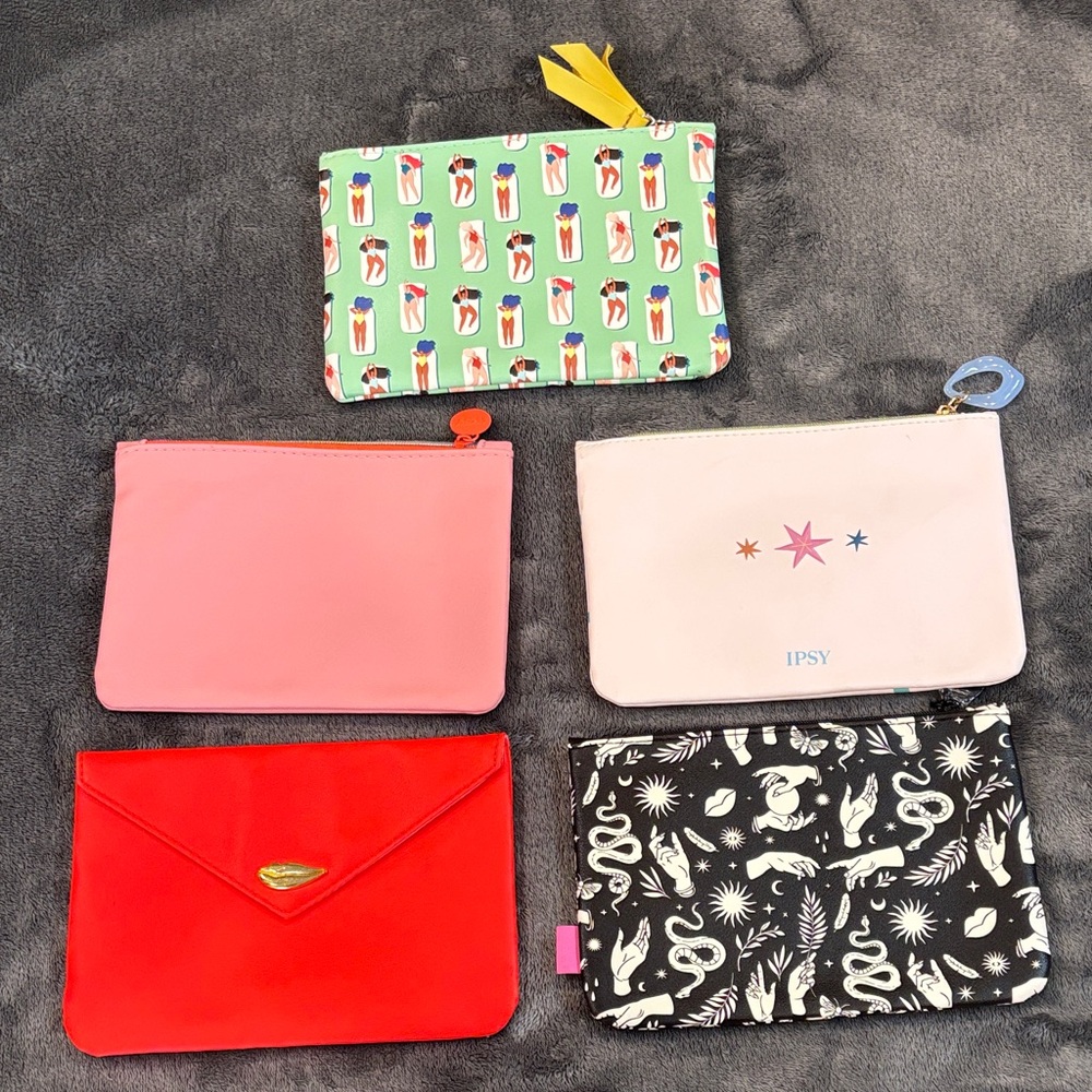 Ipsy Bag/Pouch Bundle (5) - Picture 2 of 7